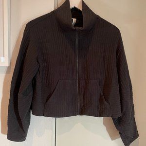 Lululemon Black Sporty Crop Jacket